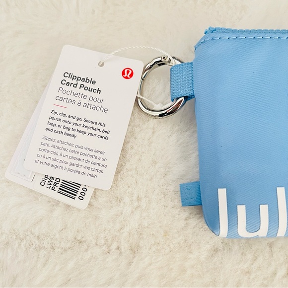 Lululemon Blue Clippable Card Pouch - Picture 5 of 9
